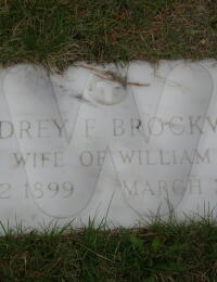 Audrey Brockway&#039;s Tombstone
